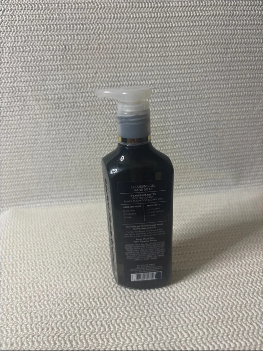 Bath & Body Works Mahogany Teakwood Hand Cleansing Gel - Black & Gold